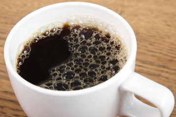 Nahaufnahme Tasse Kaffee