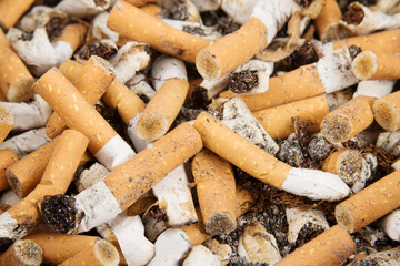 Nahaufnahme Aschenbecher