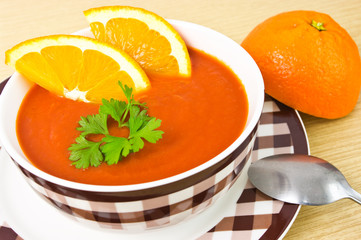 Orange soup