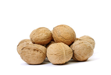 Heap of walnut.