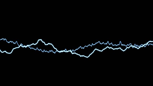 Looped animation of electric discharge