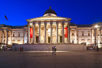 The national gallery, London, UK.