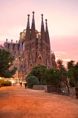 Zelfklevend Fotobehang Barcelona La Sagrada Família, Barcelona, Spanje.