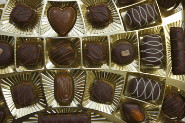 Various chocolate sweets