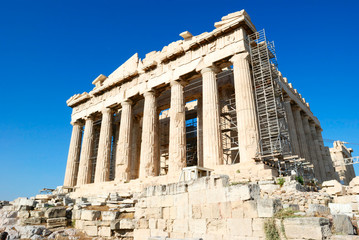 Obraz premium Parthenon in Acropolis Athens Greece
