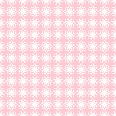 white lace on pink seamless background