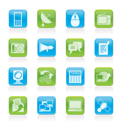 Communication and Technology icons