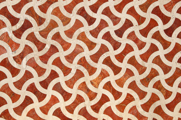 Oriental mosaic decoration in Doha, Qatar