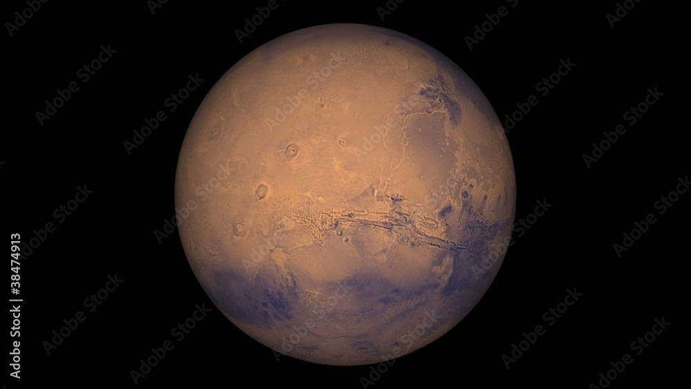 Wall mural mars loop