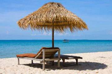 Beautiful tropical beach in Sihanoukville, Cambodia