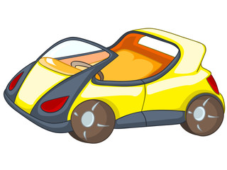 Obraz premium Cartoon Car