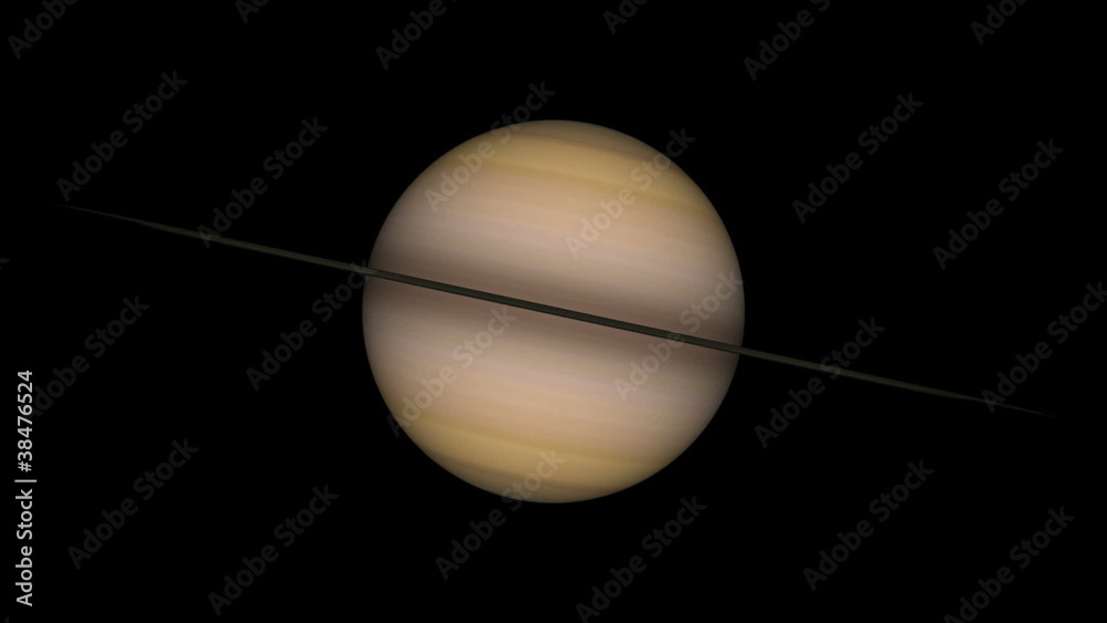 Wall mural saturn loop