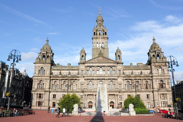 Fototapeta na wymiar Glasgow City Hall