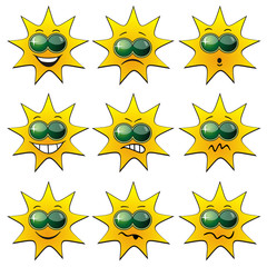 Sun Faces Sunglasses