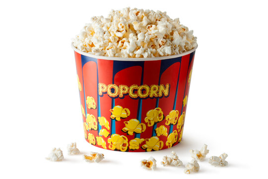 Как выглядит 100 гр попкорна Bucket Of Popcorn Изображения: просматривайте стоковые фотографии, векторные изо