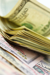 dollars on the table