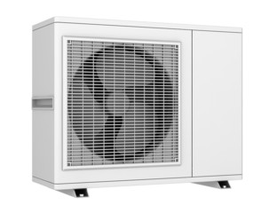 Obraz premium modern air conditioner isolated on white background