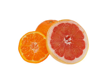 Fototapeta na wymiar Orange und Mandarine