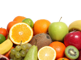 Fresh fruit background
