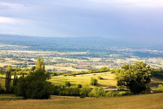 Vers la plaine (Rh&ocirc;ne-Alpes, France)