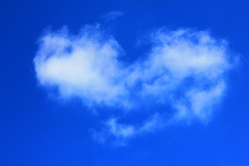 ハートの雲