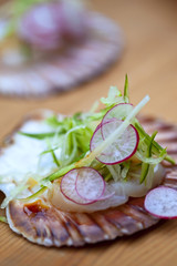 Cuisine, gastronomie, plat, recette, coquille saint-jacques