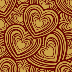 Valentine day seamless pattern