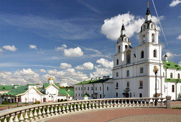 Cathedral of Holy Spirit in Minsk - obrazy, fototapety, plakaty
