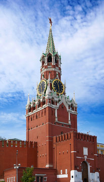 The Saviour Tower. Kremlin in  Moscow.