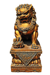chinese lion statue - 38492540