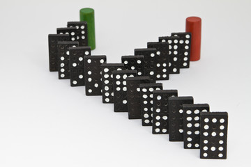 Obraz premium domino target