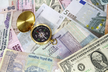Compass on Various Currencies