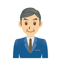 ビジネスマン C 表情 笑顔