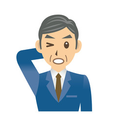 ビジネスマン C 表情2 ミス