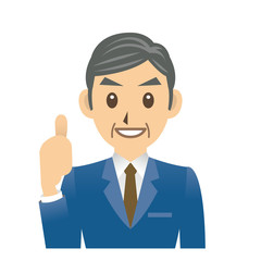 ビジネスマン C 表情2 OK