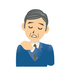 ビジネスマン C 風邪 肩こり