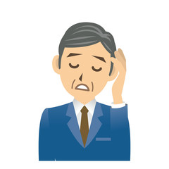 ビジネスマン C 風邪 頭痛