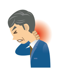 ビジネスマン C 病気 首こり