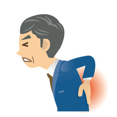 ビジネスマン C 病気 腰痛