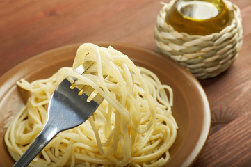 Close up spaghetti