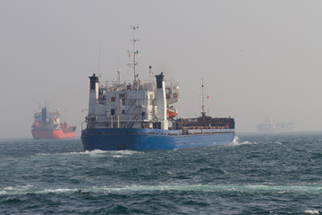 Naklejka premium Tanker Ship