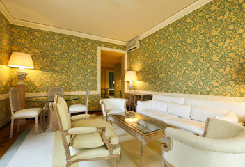 interior hotel, nobody in the living room