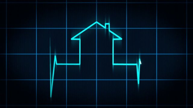 blue heartbeat of the house