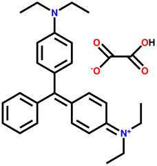 Brilliant green dye structural formula