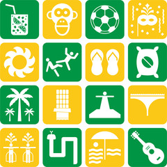 Brazil pictograms