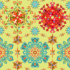 Abstract bright seamless pattern