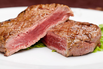 Grilled steak