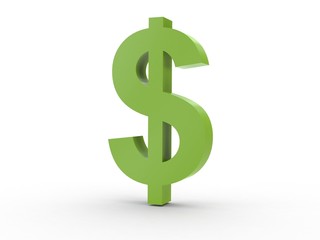 Obraz premium 3d Icon Dollarzeichen