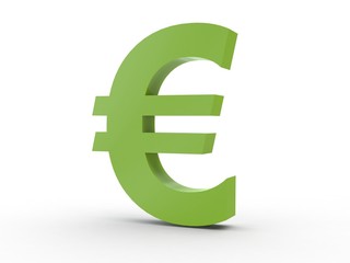 Obraz premium 3d Icon Eurozeichen