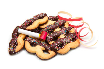 biscotti maschere di carnevale